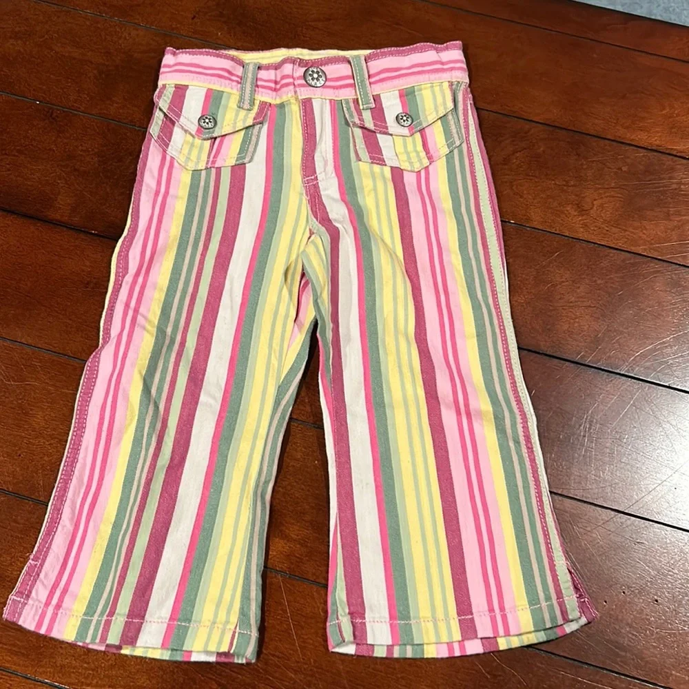 NWT The Children’s Place Stretch Striped Hippie Boho Pants Size 5